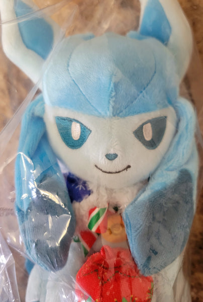 Glaceon Pokémon Undersea Holiday Plush - 8 ¾ In. - TreasuredCollectibles Treasuredcollectibles.com pokemon yugioh premiere TCG trading destination Rares holors and more for sale