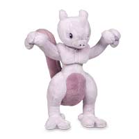 Mewtwo Posable Poké Plush - 7 ¼ In. - TreasuredCollectibles Treasuredcollectibles.com pokemon yugioh premiere TCG trading destination Rares holors and more for sale