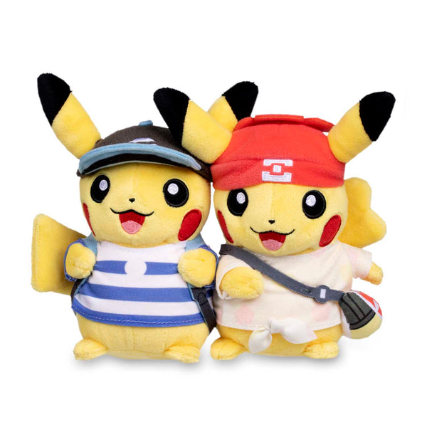 25th Celebration - Alola Region Pikachu Poké Plush - 8 ¼ In. - TreasuredCollectibles Treasuredcollectibles.com pokemon yugioh premiere TCG trading destination Rares holors and more for sale