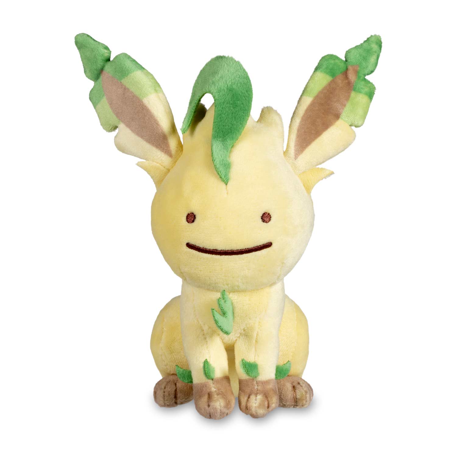 Ditto As Leafeon Plush - 7 ½ In. - TreasuredCollectibles Treasuredcollectibles.com pokemon yugioh premiere TCG trading destination Rares holors and more for sale