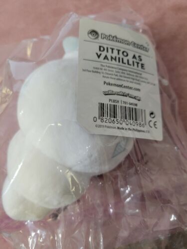 Ditto As Vanillite Plush Pokemon Center Original Sealed With English Tag