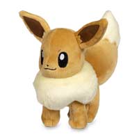 Eevee Poké Plush - 7 In. - TreasuredCollectibles Treasuredcollectibles.com pokemon yugioh premiere TCG trading destination Rares holors and more for sale