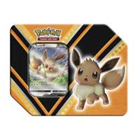 Pokémon TCG: V Powers Tin (Eevee V) - TreasuredCollectibles Treasuredcollectibles.com pokemon yugioh premiere TCG trading destination Rares holors and more for sale