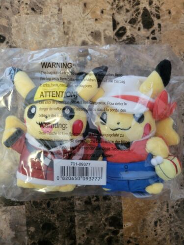 25th Celebration Johto Region Pikachu Poke Plush Pokemon Center Original Sealed With English Tag