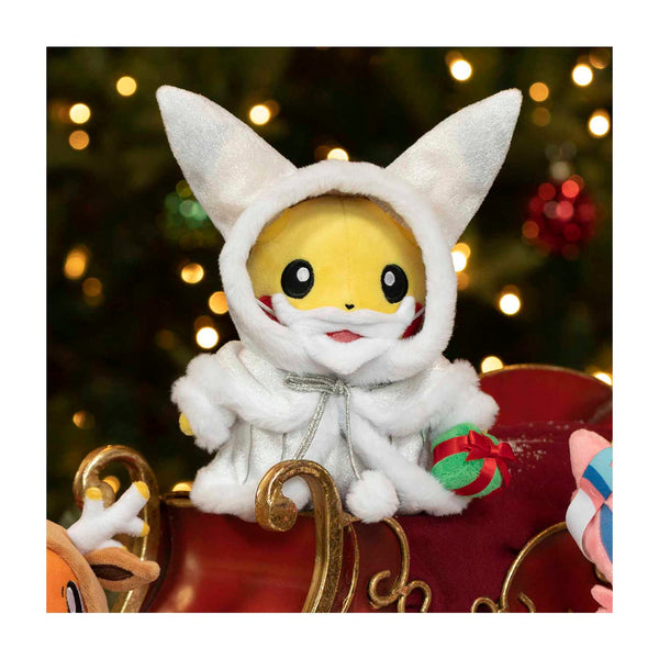 Pikachu Pokémon Holiday Lights Poké Plush - 9 ¼ In. English Original Pokemon Center *Sealed New In Bag* - TreasuredCollectibles Treasuredcollectibles.com pokemon yugioh premiere TCG trading destination Rares holors and more for sale