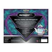 Pokémon TCG: Polteageist V Box (4 booster packs + promo cards) - TreasuredCollectibles Treasuredcollectibles.com pokemon yugioh premiere TCG trading destination Rares holors and more for sale