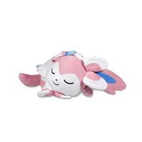 Sleeping Sylveon Poké Plush - 19 ½ In.  English Original Pokemon Center *Sealed New In Bag* - TreasuredCollectibles Treasuredcollectibles.com pokemon yugioh premiere TCG trading destination Rares holors and more for sale
