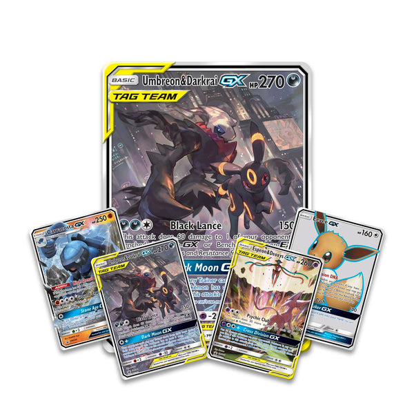 Pokémon TCG: TAG TEAM Powers Collection (Umbreon & Darkrai-GX) - TreasuredCollectibles Treasuredcollectibles.com pokemon yugioh premiere TCG trading destination Rares holors and more for sale